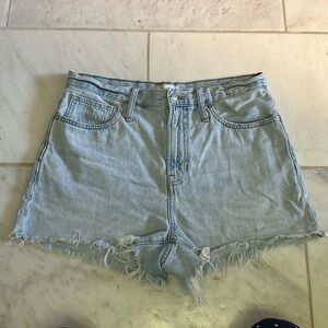 Madewell perfect jean short 31